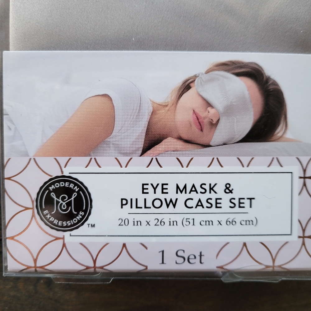 Eye mask and Pillowcase set